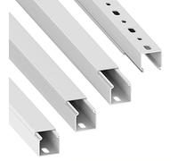 Habengut 25 x 25 mm, (4 x 1 m) cable duct, white (4 rods á 1 metre)