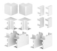 Habengut Accessory Set for Mounting Cable Duct 30 x 15 mm White