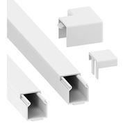 Habengut ceiling light cable duct, cable duct (self-adhesive), 15 x 15 mm, length: 2 x 1 metre