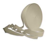 Habercrafts 38mm Heavy Duty Webbing Belt Strap Upholstery Webbing Cotton Blend 1.5Inch Webbing for Bag Straps Rucksack Backpacks Luggage Bag Strap Cargo Strapping Belts (Cream - 38mm - 20 Meters)