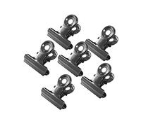 Habercrafts Silver Metal Bulldog Clips (22mm, Pack of 6)