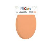 Haberdashery Online - 6 Iron-On Knee Pads Elbows for Clothes Protection & Repair, Ideal for Trousers, Jackets, Sweaters, Shirts, Size 16cm x 10cm - Color 32 Salmon, Size M
