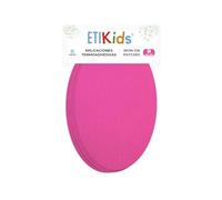 Haberdashery Online - 6 Iron-On Knee Pads Elbows for Clothes Protection & Repair, Suitable for Trousers, Jackets, Sweaters, Shirts, 16cm x 10cm, M - Fuchsia