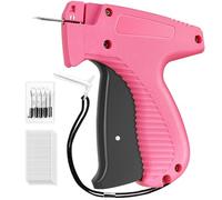 HABGP Tagging Gun for Clothing with 5 Needles Replacements and 2000 Fastener, (Not Stitch Gun) Handheld Price Tag Gun for Clothes, Garment Pricing Tagging Attacher Gun for Retail Fabric Only