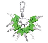 HABIIID 10 Pcs Keys RV MK9901 Compatible with FIC Code 9901 6601 Rv-Motorhome-Master Green Key