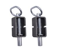HABIIID 2 Pcs Universal Long Spring Latch Lock，Weld-On Spring Latch Assembly for Trailer