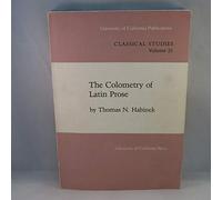 Habinek: Classical Studies V25 (University of California publications)