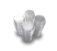 Habistat Arboreal Feeding Ledge Replacement Cups - Clip-In Plastic Feeders, Easy-Clean Reptile & Amphibian Accessories - Pack of 100