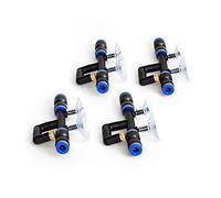 Habistat Rainmaker Nozzle Set - 4 Copper Nozzles - 360 Adjustable Nozzles - Easy Install - Total Coverage - Compatible with Rainmaker Or Rainmaker Pro