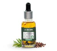 Habit Clove Tea Tree Mukhalaya, Face Oil For Acne Control, with Blend of 13 Cold Pressed Oils For Natural Oily Skin Condition & Balance Sebum Secretion, No Mineral Oil or Chemical (30ml)