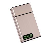 Habit Control case with a Timer Tock Portable timed Dispenser time Lock case 85mm /3.3in King Size 20 Capacity（Golden）