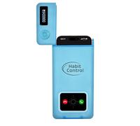 Habit Control Cellphone Lock Box - Timer Locked Box for Self-Discipline, Portable Time Phone Safe Lock for iPhone and Android Mobile Phones, Lockbox for Cell Phones to Reduce Screen Time (Blue)