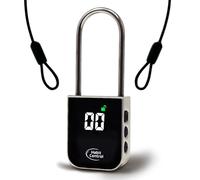 Habit Control Metal Timer Lock - Smart Padlock for Kitchen Cabinets, Timed Out Keyless Pad Lock, Electronic Time Locking Lock for Cell Phones, Snack, Liquor, Game Consoles & Other Unwanted Temptations