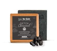 Habit Detox Charcoal Butter Bath Soap With Ayurvedic Cold Processed For Detoxification, Tan Removal, Blackheads, Soothing & Skin Whitening (125gm)