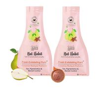 Habit Face Scrub Cinnamon Nashpati Radiance Exfoliating Mura For Tan, Deep Cleansing, Pigmentation & Blemish Control, Chemical Free (Pack of 2 x 25 gm)