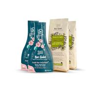 Habit Fresh Ready-To-Apply Henna Paste & Five Oil Hibiscus Hair NutriMask - The Ideal Combo For Deep Conditioning Hair With Rich Dark Brown Color (Combo Pack of 4)