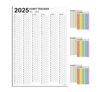 Habit Goal Tracker - 16x23 Inches Habit Tracker Calendar, 6-Month Daily Notebook, Journal Planner | Weekly And Monthly Planner | Inspirational Journal Calendar Workout For Personal Growth