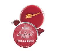 Habit Lip Balm Fresh Beetroot Crush 10gm Lip Butter With Desi Ghee & Raw Honey For Natural Pink Lips, Nourishment, Dark And Chapped Lips - (Pack of 1)