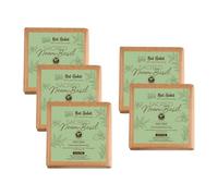 Habit Neem Basil Butter Soap|Cold Processed Ayurvedic Soap with Neem Actives|Antibacterial, Herbal Soaps for Bath|Anti-Inflammatory Handmade Neem Soap Bar|Essential Oils for Body Acne| 125g x 5