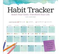 Habit Tracker Wall Calendar 2025: Reach Your Goals-Transform Your Life