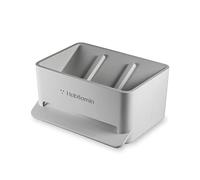 Habitamin Soap Mate Slanted soap Dish with self-draining & Drying Fast Natural soap Saver for Bathroom, Shower tub & Kitchen Sink Household (Light Grey)