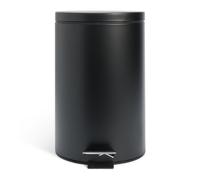 Habitat 12 Litre Flat Top Pedal Bin - Black