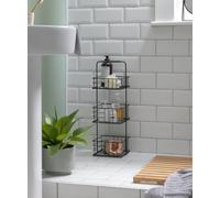 Habitat 3 Tier Wire Mesh Storage Caddy - Black