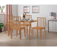 Habitat 4 Nel Solid Wood Spindle Chairs - Natural