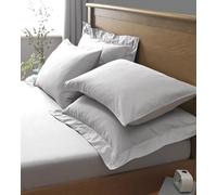 Habitat 400TC Egyptian Cotton Oxford Pillowcase Pair - Grey