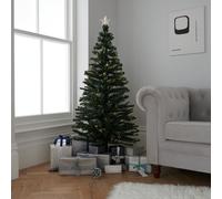 Habitat 5ft Fibre Optic Warm White Star Christmas Tree