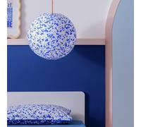 Habitat 60 Blue Patterned Paper Easy Fit Lampshade -50cm