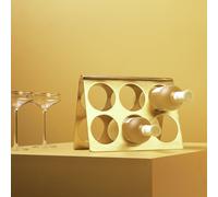Habitat 60 Gold Edit 6 Bottle Wine Rack