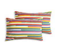Habitat 60 Klee Cotton Pillowcase 2pk by Margo Selby - Multi