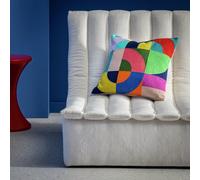 Habitat 60 Levi Embroidered Cushion by Margo Selby - 43x43cm
