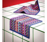 Habitat 60 Ronda Face Cloth 2pk by Margo Selby - Multi