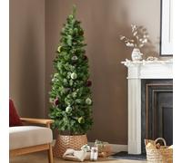 Habitat 6ft Natural Look Pop Up Slim Christmas Tree