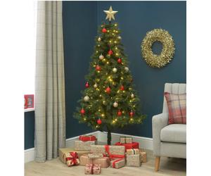 Habitat 6ft Nordland Pre-Lit Christmas Tree - Green - 180cm