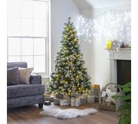 Habitat 6ft Pre Lit Snow Tipped Christmas Tree
