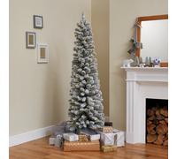 Habitat 6ft Pre lit Snowy Slim Christmas Tree