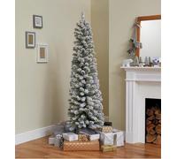 Habitat 6ft Snow Tipped Pencil Christmas Tree - Green