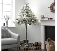 Habitat 6ft Snowy Half Design Christmas Tree