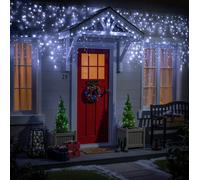 Habitat 720 White LED Christmas Icicle Lights