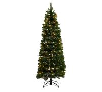 Habitat 7ft Pre Lit Pencil Christmas Tree