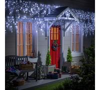 Habitat 960 White Multifunction LED Christmas Icicle lights