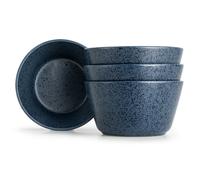 Habitat Addison Set of 4 Stoneware Cereal Bowl - Blue