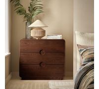Habitat Adeje 3 Drawer Chest - Walnut