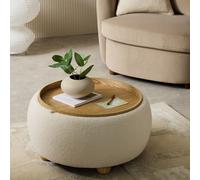 Habitat Adeline Round Coffee Table - Cream