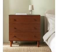 Habitat Akio 3 Drawer Chest - Walnut