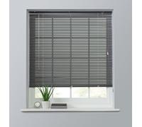 Habitat Aluminium Gun Metal Venetian Blind - 150cm