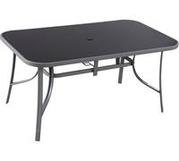 Habitat and Garden "cordoba" Garden Table - Phoenix - 6 Sits - Silver.
